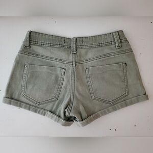 Cotton on shorts olive colour light green womens low rise olive‎ XS 2